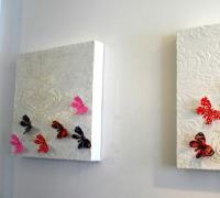 Estênceis de decoração de parede de borboleta de papel: crie designs DIY incríveis!