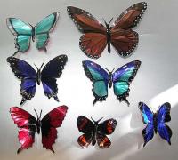Decorando as paredes com borboletas caseiras: instruções de decoração