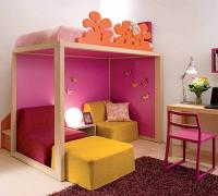 Dizajni i dhomës së fëmijëve DIY për një vajzë